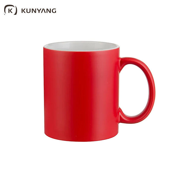 11oz Fluorescent Mug(Frosted) Red