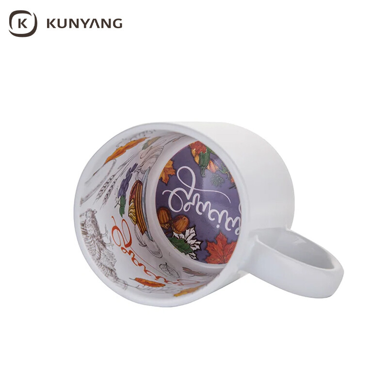 11oz Sublimation mug-Inside pattern