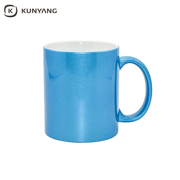 11oz Sparkling Mug light blue