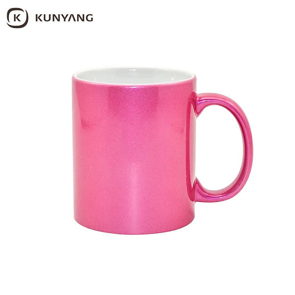 11oz Sparkling Mug pueple red