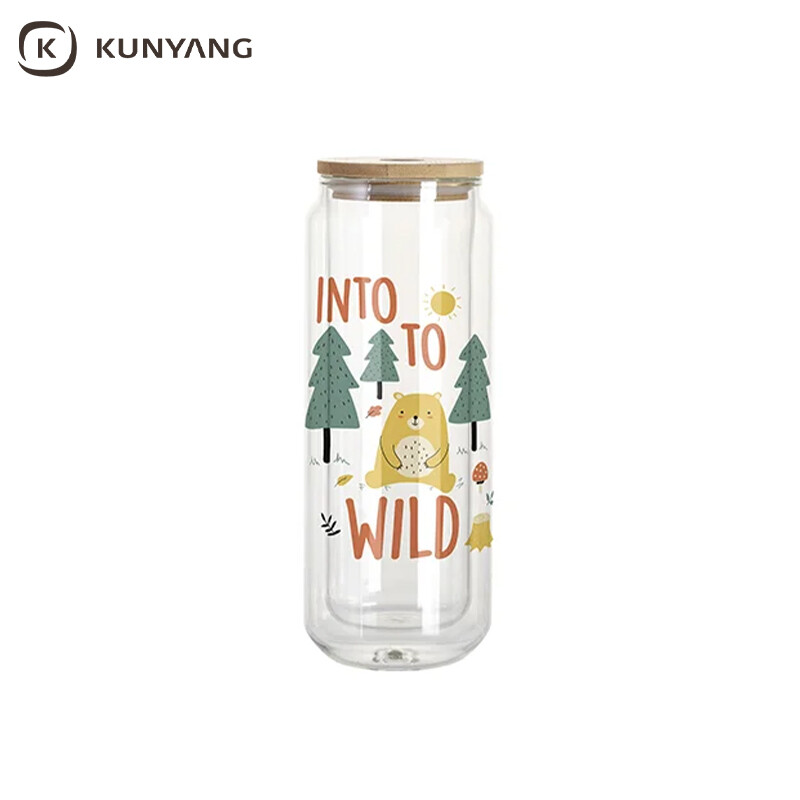 Double glass sublimation mug