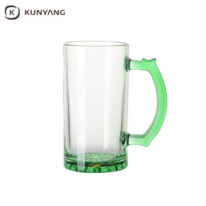 sublimation beer mug - handle and bottom color