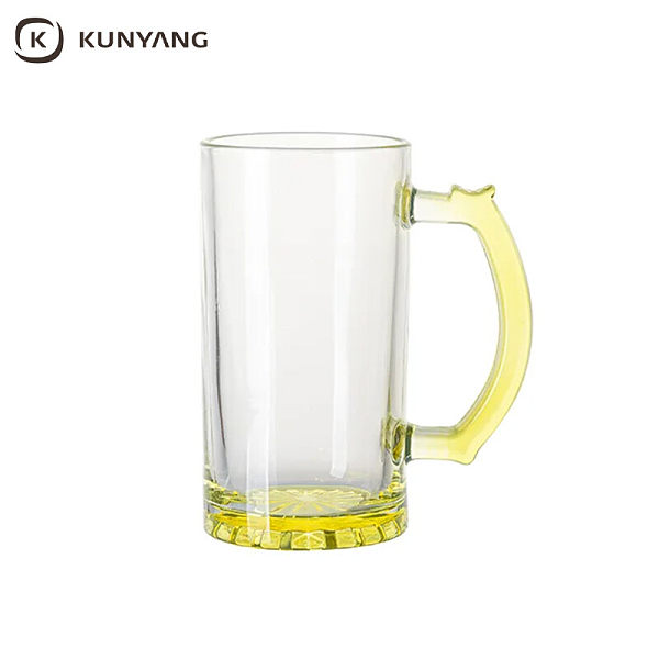sublimation beer mug - handle and bottom color
