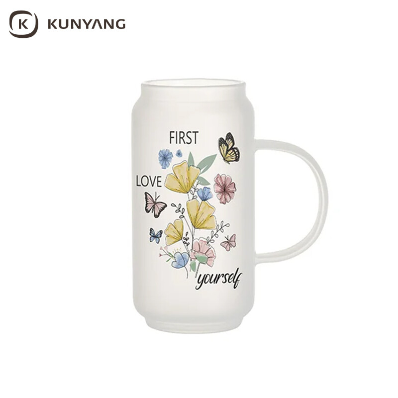 Glass sublimation mug