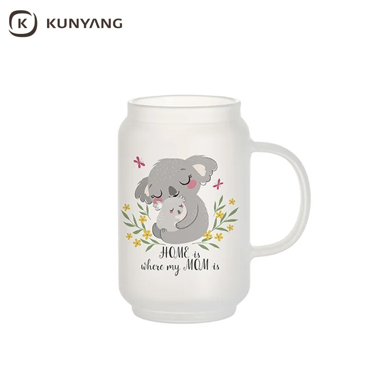 Glass sublimation mug
