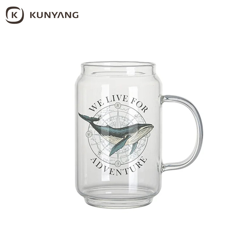 Glass sublimation mug