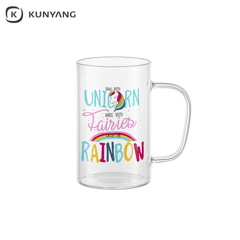 Glass sublimation mug