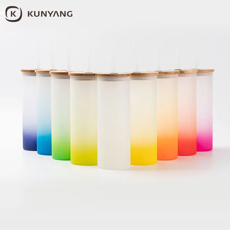 17oz/500ml Color sublimation glass