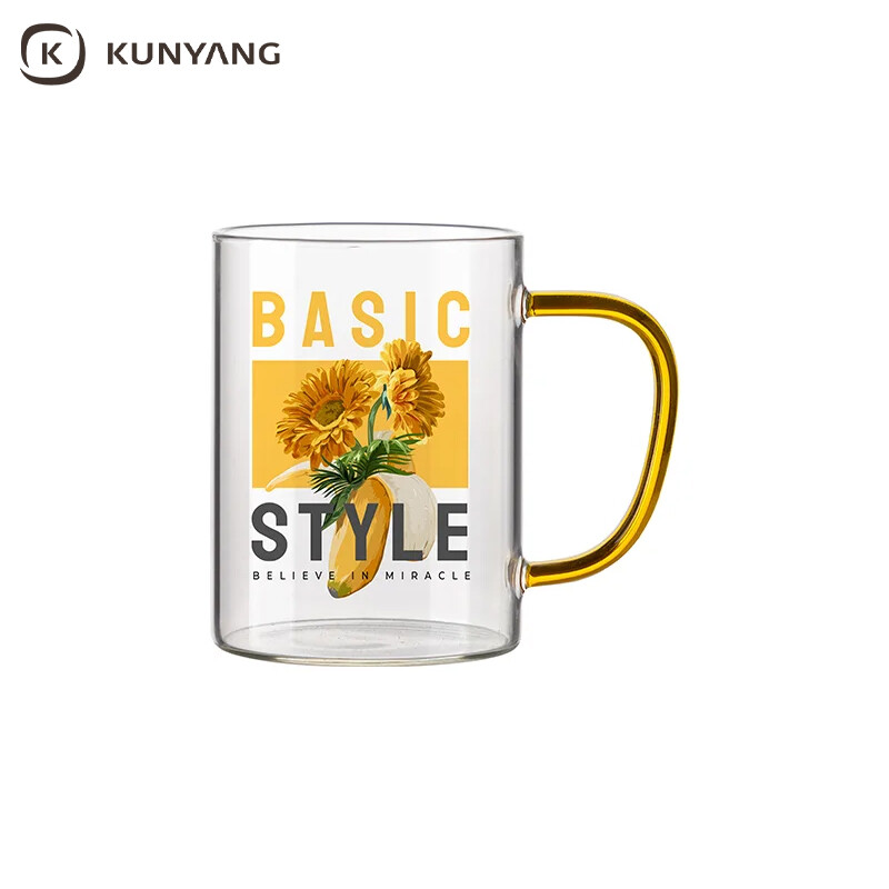 15oz/450ml Glass sublimation mug