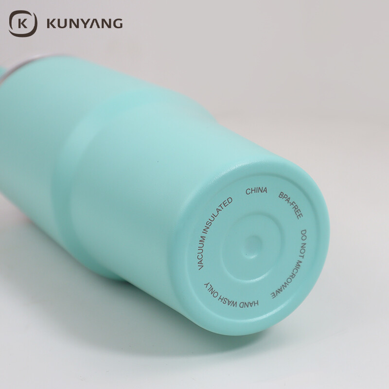 40oz/1200ml Stainless Steel Travel Tumbler with Soft Grip Handle & Straw