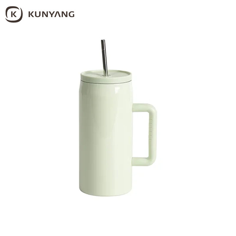 40oz/1200ml Stainless Steel Tumbler with Soft Grip Handle