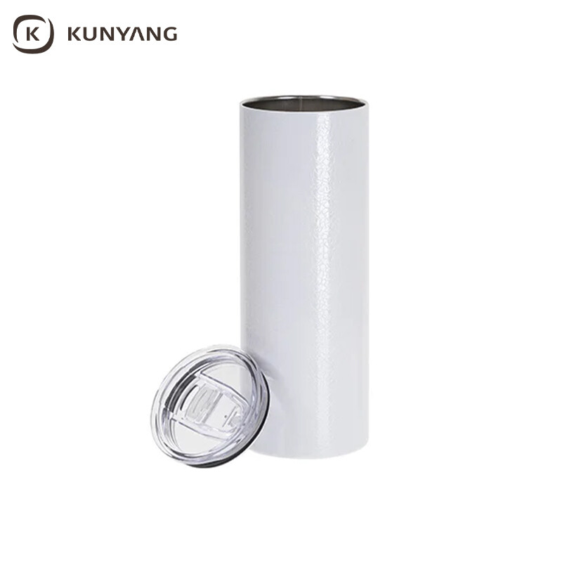 Sublimation Blanks 20oz/600ml 3D Crackle Finish Stainless Steel Skinny Tumbler