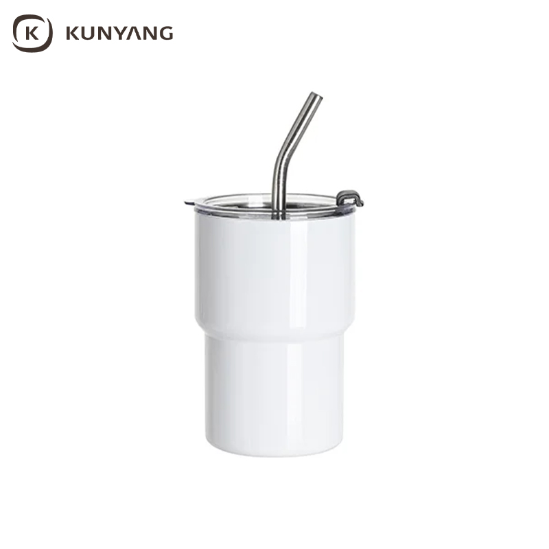 Sublimation Blanks 17oz/500ml Stainless Steel Travel Tumbler with Slide Lid &Straw