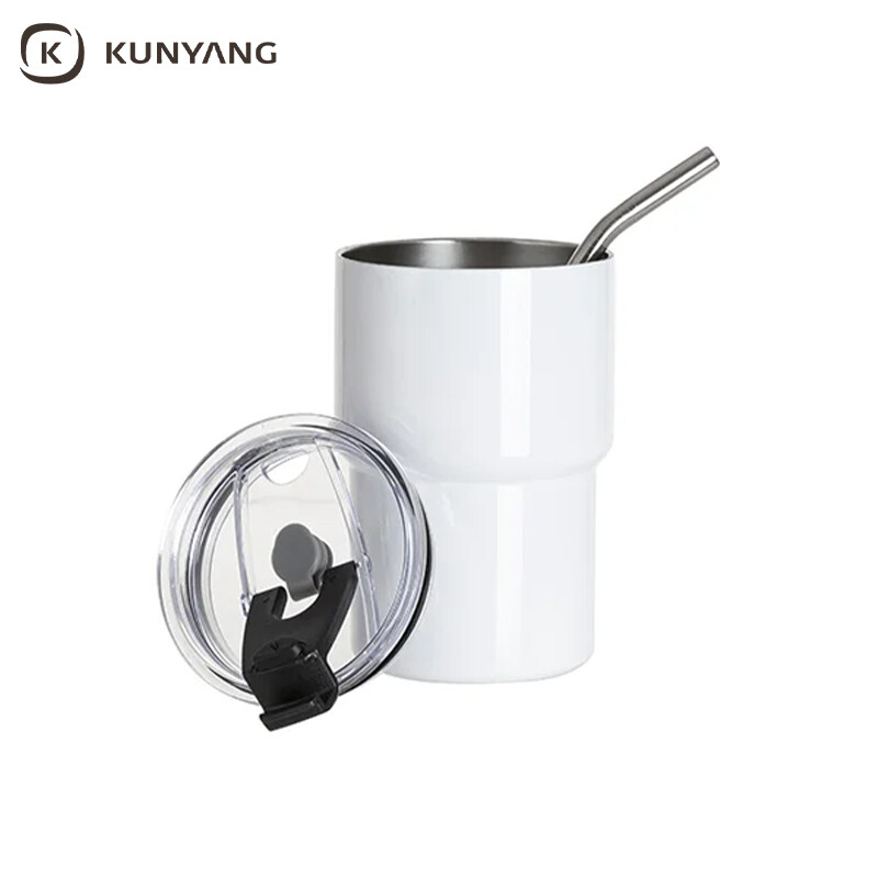 Sublimation Blanks 17oz/500ml Stainless Steel Travel Tumbler with Slide Lid &Straw