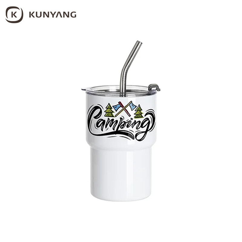 Sublimation Blanks 17oz/500ml Stainless Steel Travel Tumbler with Slide Lid &Straw