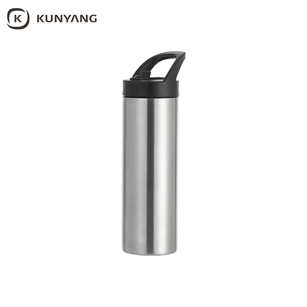 Sublimation Blanks 20oz/600ml Powder Coated SS Tumbler with Straw & Waterproof Flip Lid (White, Matt Sub Coating)