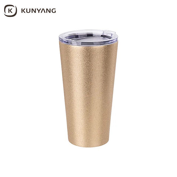 Sublimation 16oz/480ml Glitter Stainless Steel Tumbler w/ Lid
