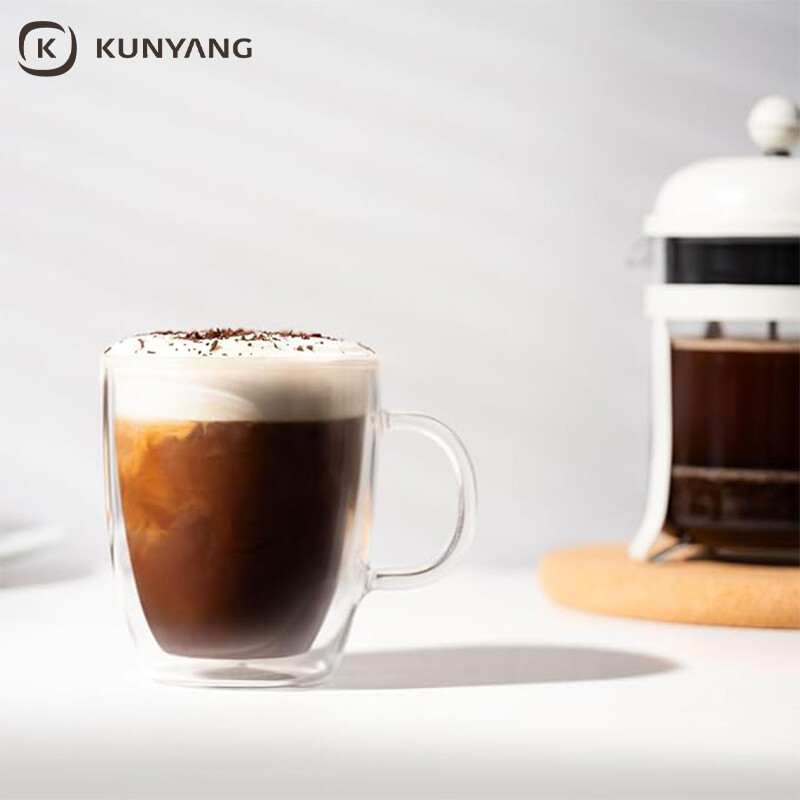 Double Wall Insulated Glass Cups