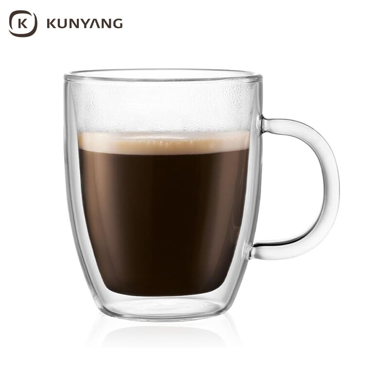 Double Wall Insulated Glass Cups