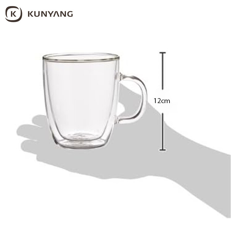 Double Wall Insulated Glass Cups