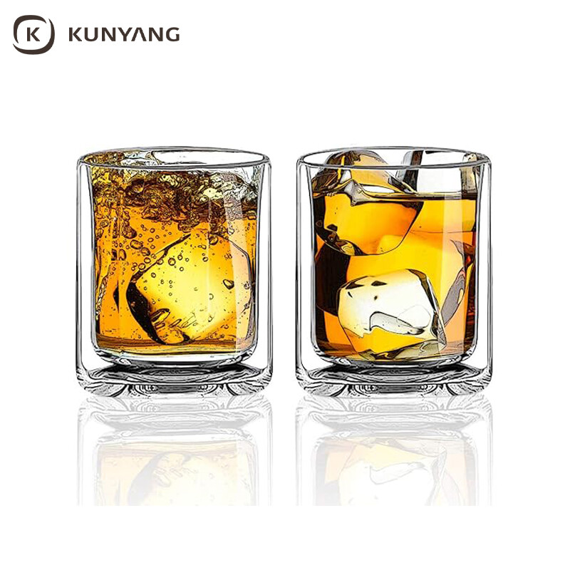 Double Wall Insulated Glass Cups