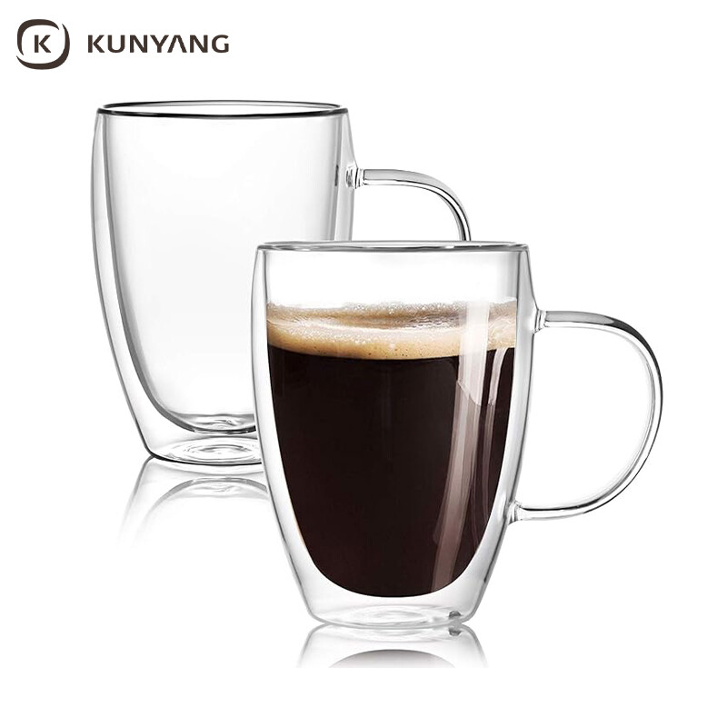 Double Wall Insulated Glass Cups