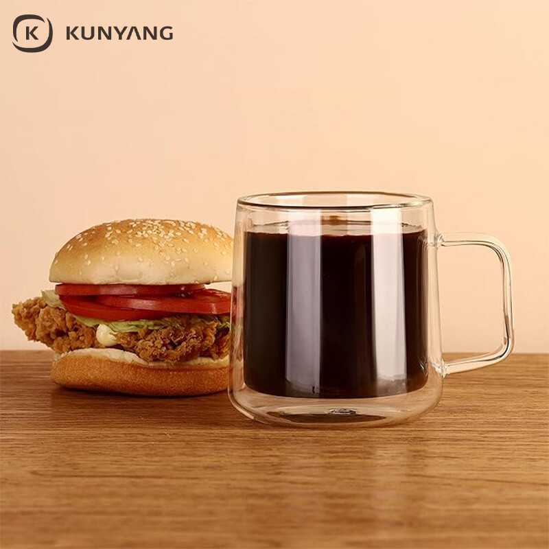 Double Wall Insulated Glass Cups