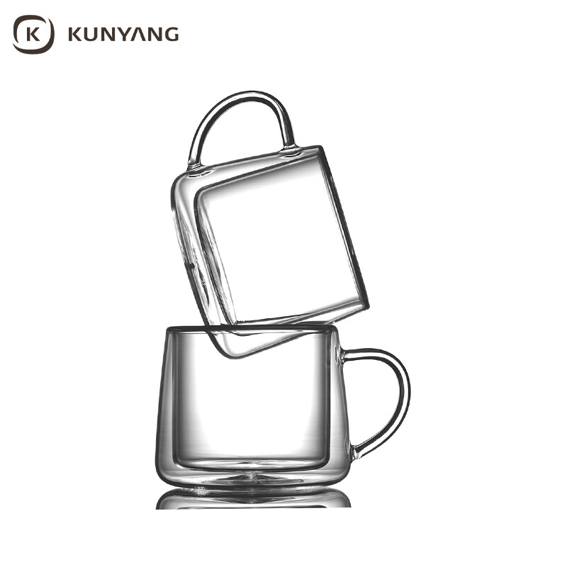 Double Wall Insulated Glass Cups