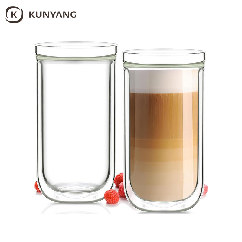 Double Wall Insulated Glass Cups