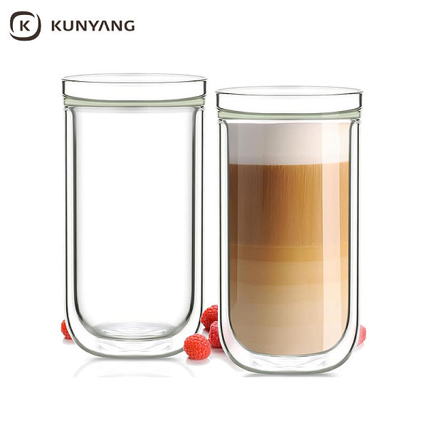 Double Wall Insulated Glass Cups