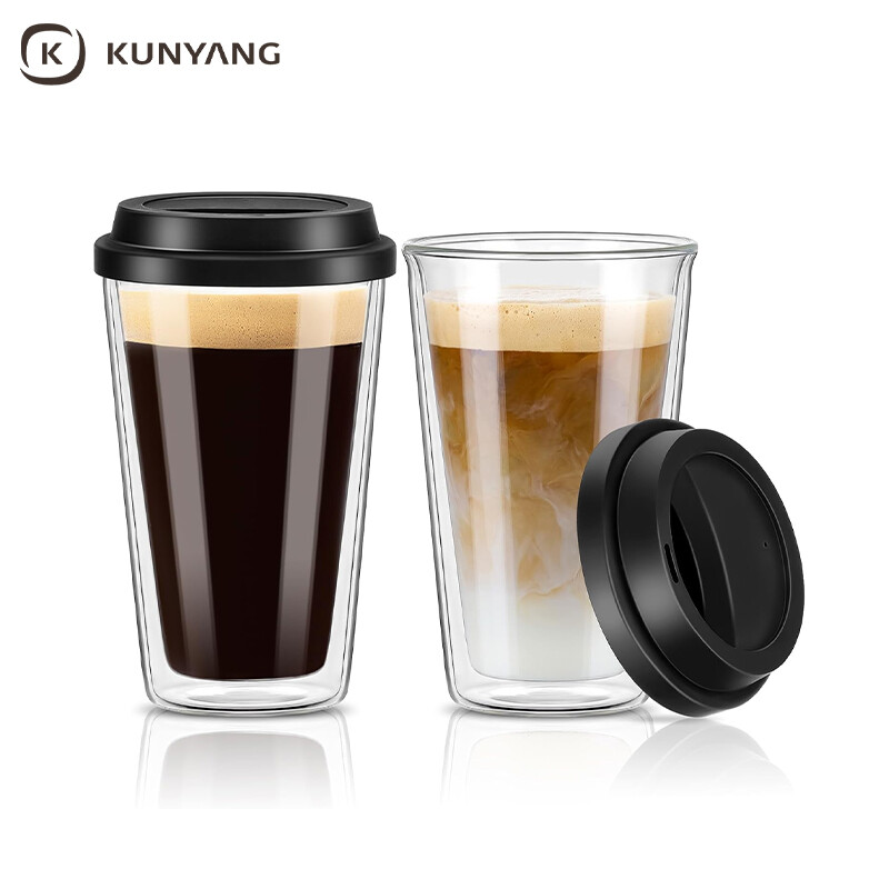 Double Wall Insulated Glass Cups