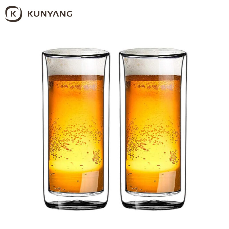 Double Wall Insulated Glass Cups