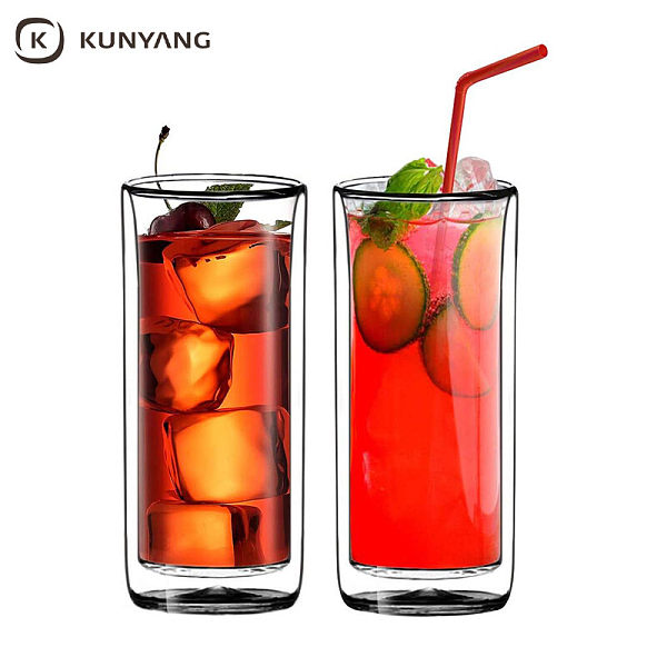 Double Wall Insulated Glass Cups