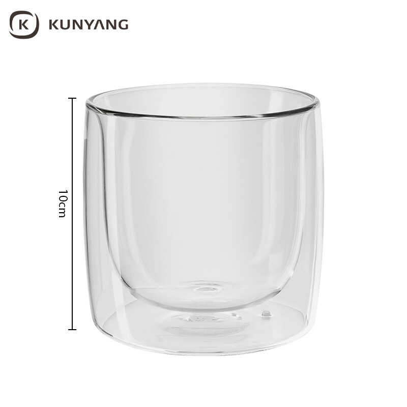 Double Wall Insulated Glass Cups