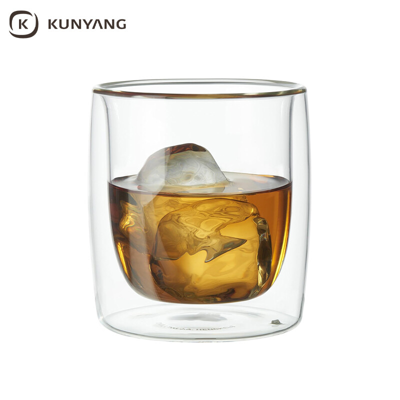 Double Wall Insulated Glass Cups