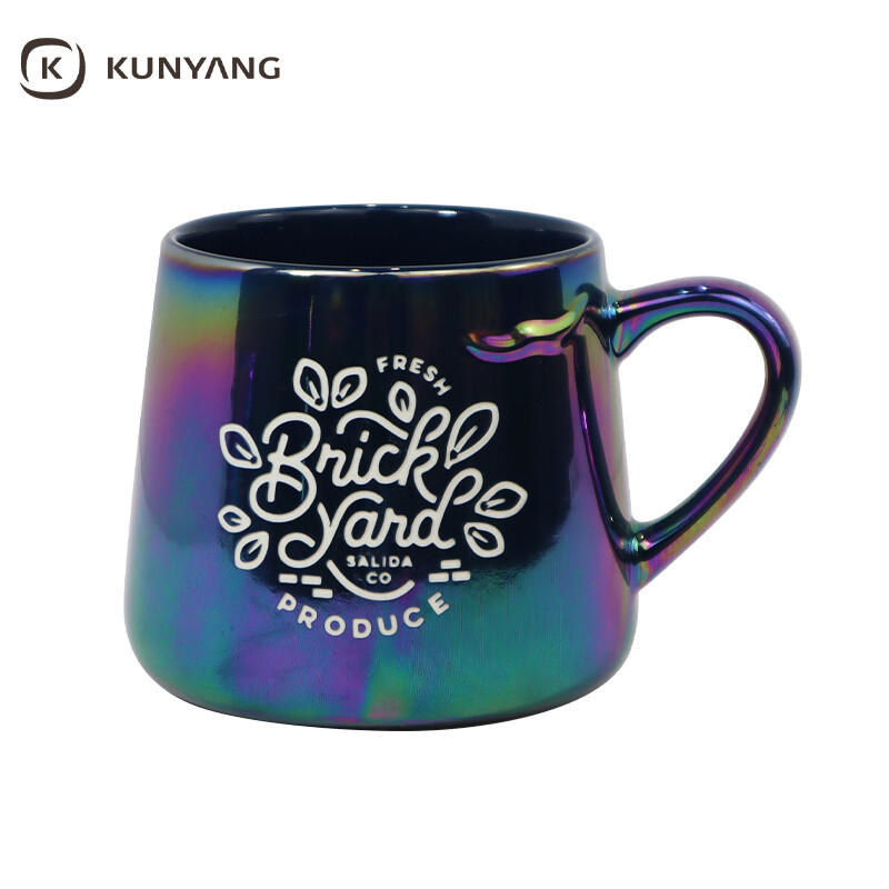 Electroplated Ceramic Mug