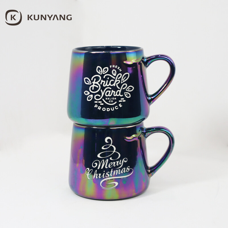 Electroplated Ceramic Mug