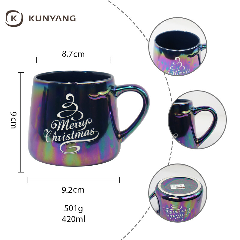 Electroplated Ceramic Mug