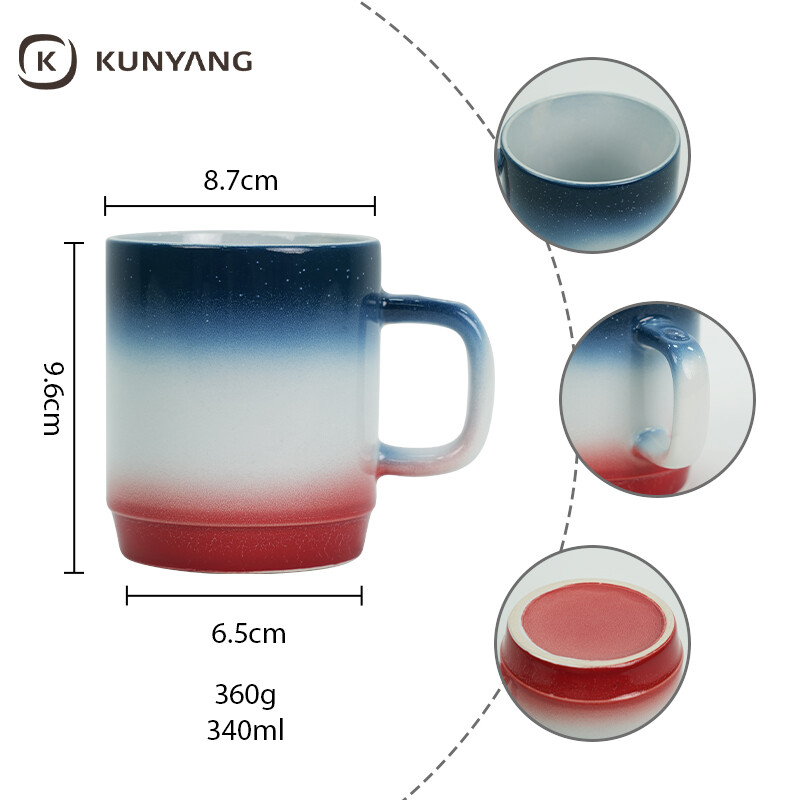 Spray Glazed Ceramic Mug