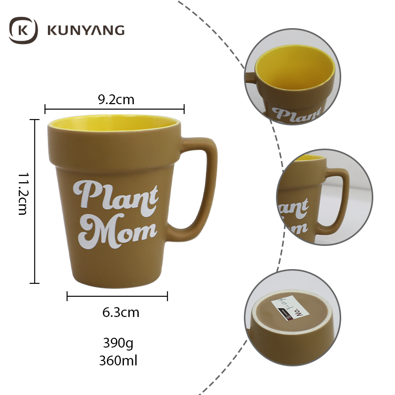 Special-shaped Ceramic Mug