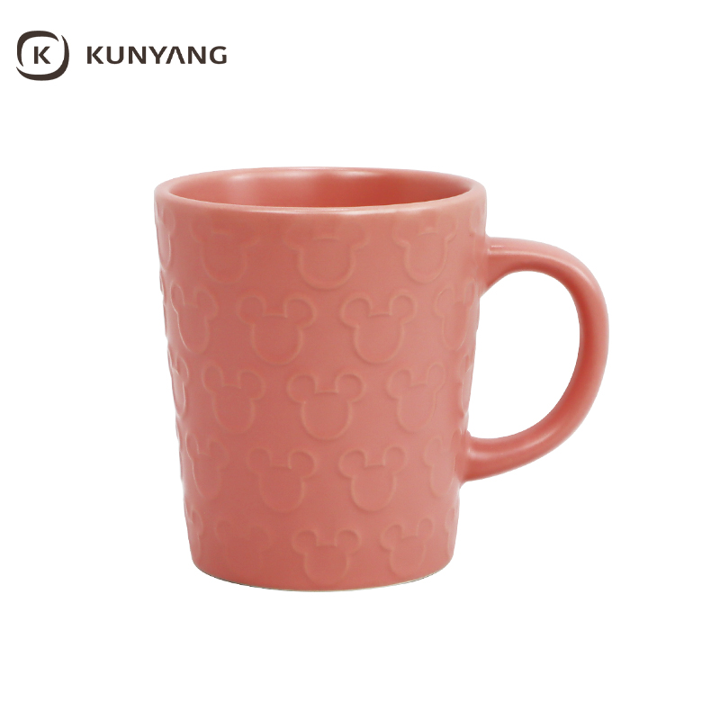 Embossed Ceramic Mug