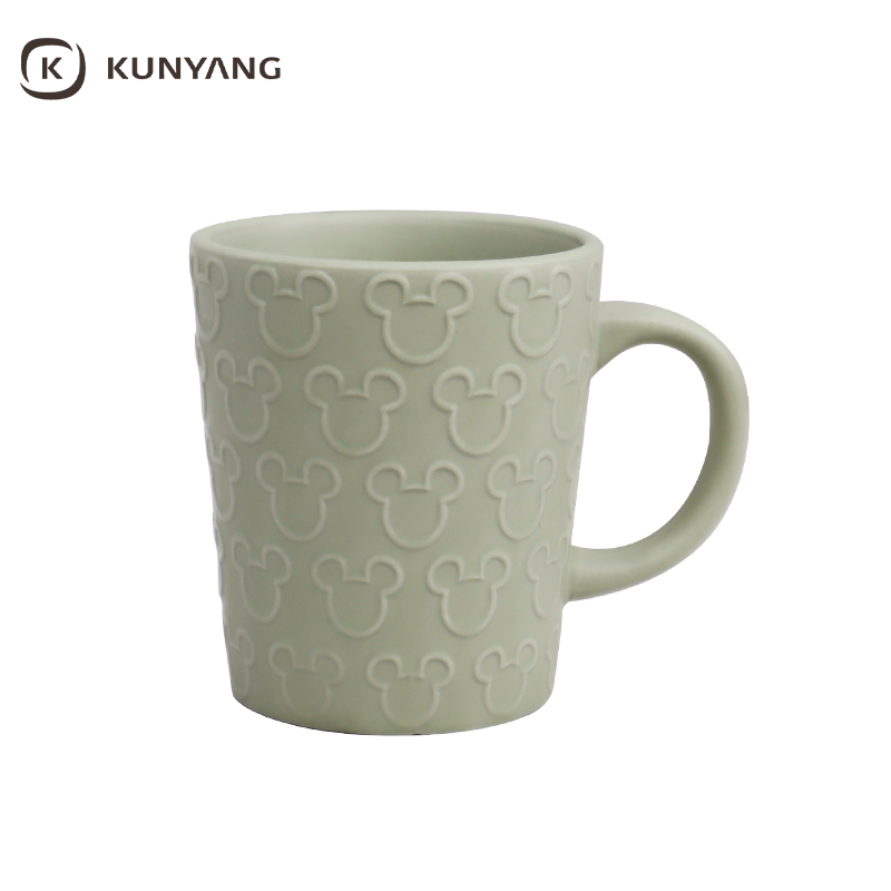 Embossed Ceramic Mug