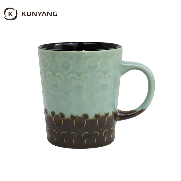 Embossed Ceramic Mug