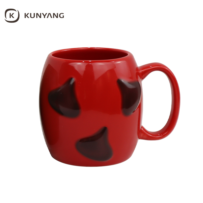 Embossed Ceramic Mug