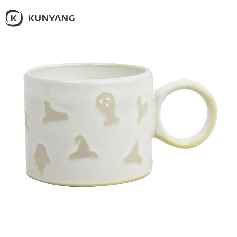 Silk Screen Ceramic Mug
