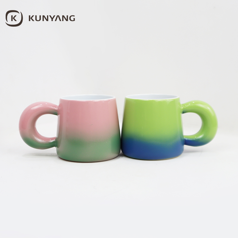 Spray Glazed Ceramic Mug