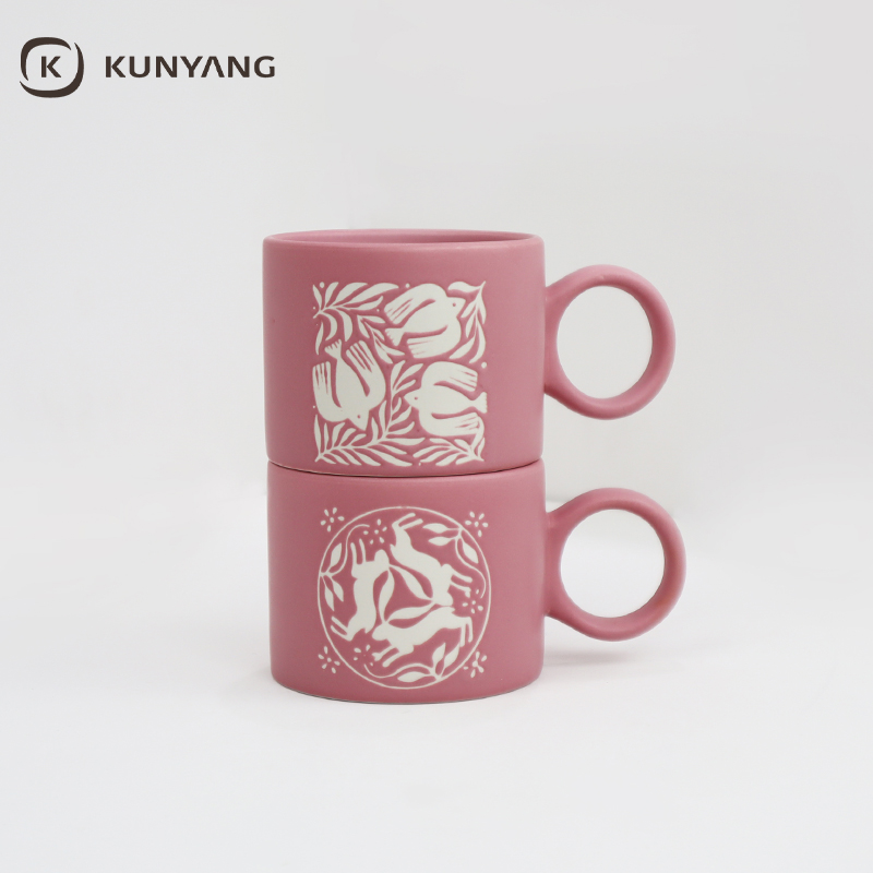 Silk Screen Ceramic Mug