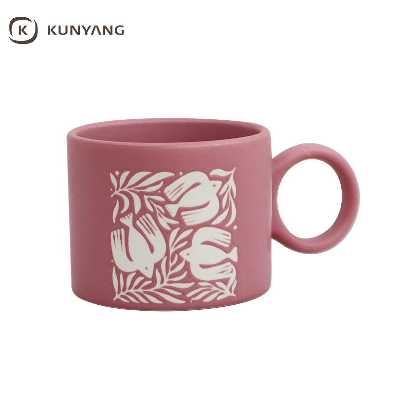 Silk Screen Ceramic Mug