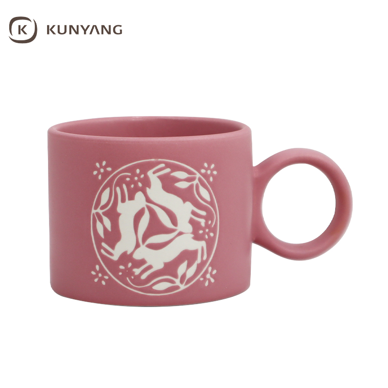 Silk Screen Ceramic Mug