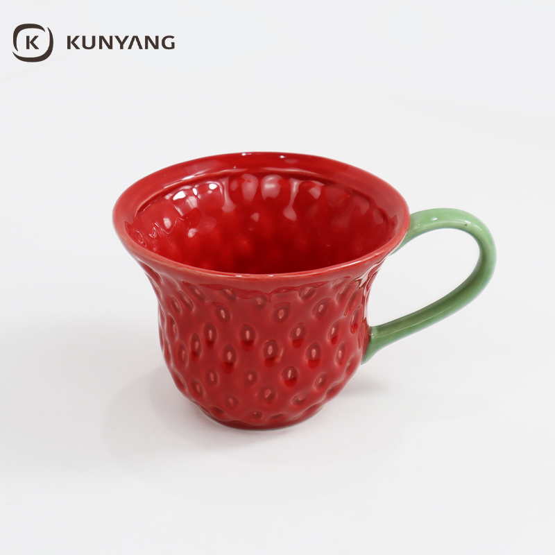 Embossed Ceramic Mug